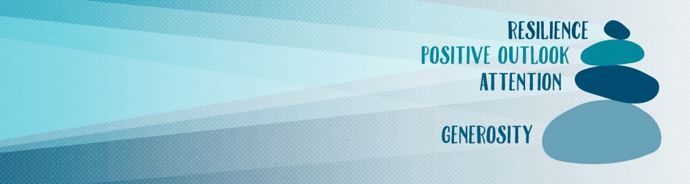 Four keys to well-being: resilience, positive outlook, focus and generosity